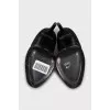 Shiny black shoes