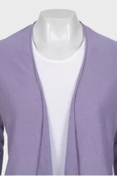 Укороченный кардиган без застежки 