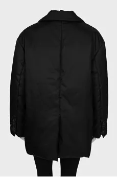 Black Re-Nylon down jacket