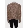 Brown sweater with sequins