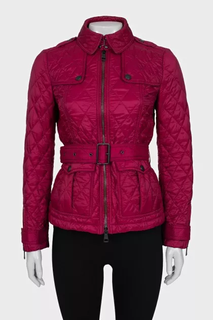 Pink fitted jacket