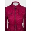 Pink fitted jacket