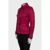 Pink fitted jacket