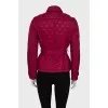 Pink fitted jacket