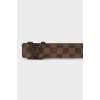 Brown canvas belt