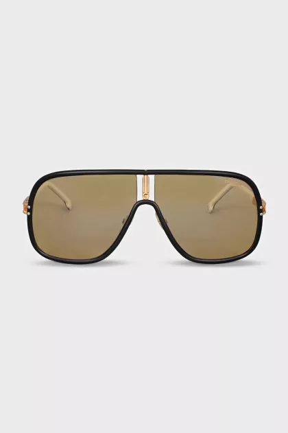 Men's yellow tinted sunglasses