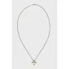 Silver pendant in the shape of a cross