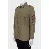 Straight-cut shirt with patch pockets