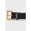 Black Cassandre belt