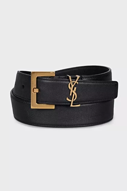 Black Cassandre belt