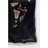 Square silk scarf