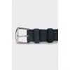 Men's blue suede belt