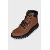 Men's brown boots