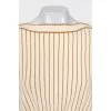 Gold striped dress