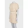 Gold striped dress
