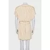 Gold striped dress