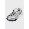 Gray Track sneakers