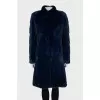 Mink coat on hooks