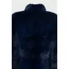 Mink coat on hooks