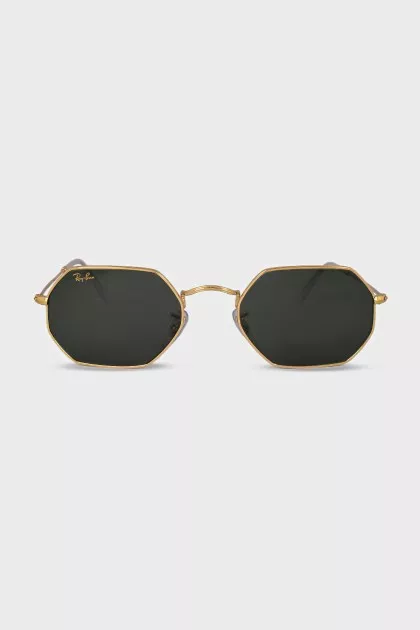 Gold sunglasses with black tint