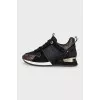 Run Away canvas and suede sneakers
