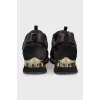 Run Away canvas and suede sneakers