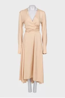 Maxi dress with belt