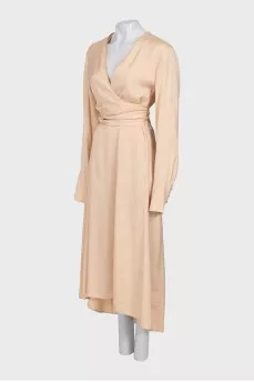 Maxi dress with belt