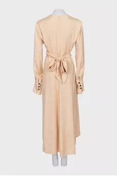 Maxi dress with belt