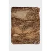 Animal print silk scarf