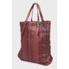 Weaving bag and lightning