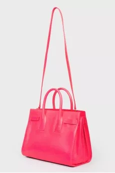Сумка Sac de Jeur із рожевої шкіри