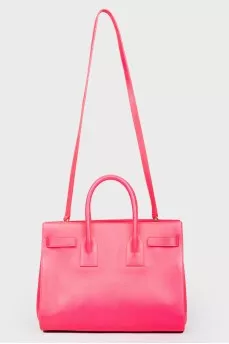Сумка Sac de Jeur із рожевої шкіри