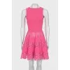 Pink dress with lace