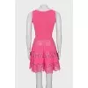 Pink dress with lace