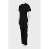 Fitted jumpsuit decorated with lace