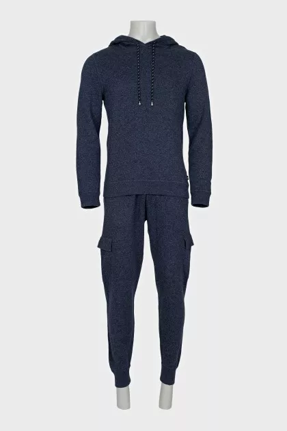Men's blue tracksuit