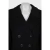 Vintage coat with belt and pockets
