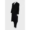 Vintage coat with belt and pockets