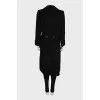 Vintage coat with belt and pockets