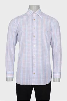 Men's Plaid Button-Down Shirt