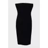 Off-the-shoulder dress with a zipper
