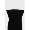 Off-the-shoulder dress with a zipper