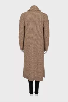 Knitted maxi cardigan