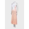 Pink knitted sundress