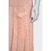 Pink knitted sundress