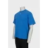 Чоловіча синя футболка фасону oversize