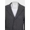 Gray wool jacket
