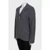 Gray wool jacket