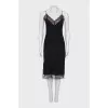 Black dress with lace